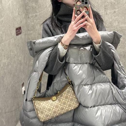 【爆款闪降，仅5单！】Tory Burch/汤丽柏琦 T Monogram提花腋下单肩斜挎包85137 -w 香港直邮 清关约7个工作日 商品图3