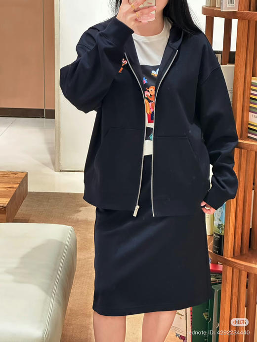 126-3排他性独家圆正 小禾 马上封侯 羊毛复合针织布 高密薄绒 开衫外套/直筒裤/半身裙 商品图10