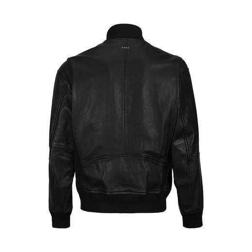 【新品超惠秒】BOSS 男士新晋保暖防风防水户外休闲 羊羔皮皮衣夹克外套 12519 商品图2