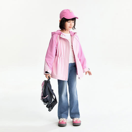 【实体店同款】女童梭织外套春季新款安奈儿童装AG615107 商品图3