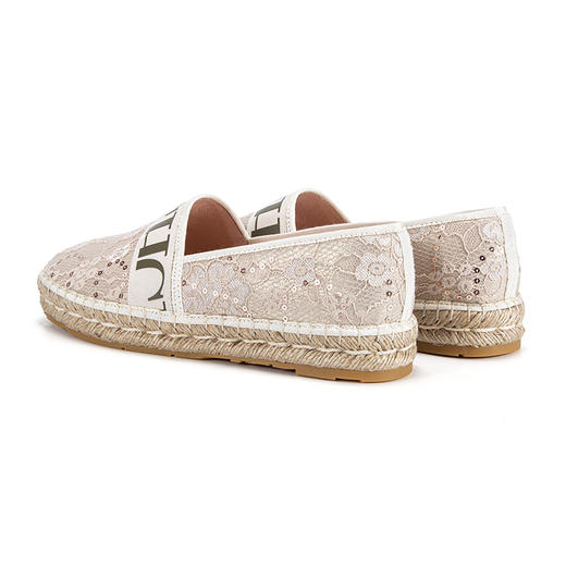 CHCH祈祈春夏新款蕾丝渔夫鞋休闲女鞋一脚蹬CN1B5532大码脚【无运费险】 商品图4