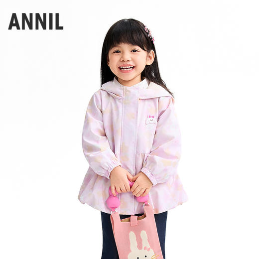 【实体店同款】女童连帽外套春季新款安奈儿童装XG615057 商品图0