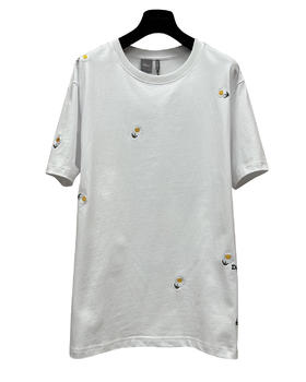 中性款刺绣雏菊短袖T恤ba010