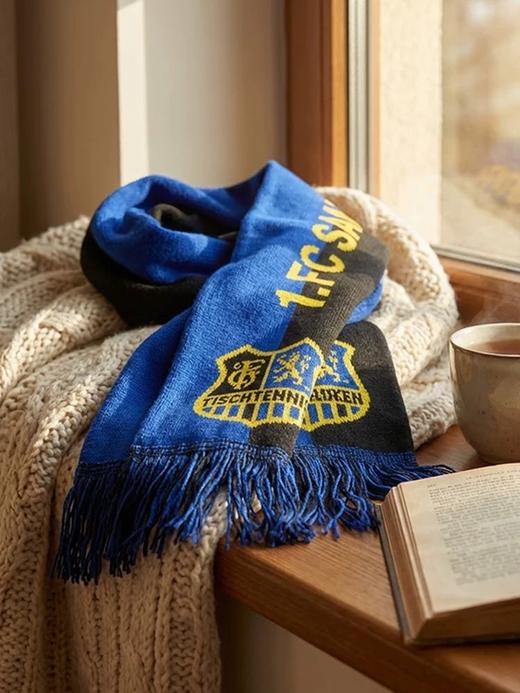 新款萨尔布吕肯乒乓球俱乐部同款周边樊振东围巾男女秋冬保暖围脖 商品图2