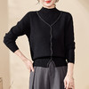 雀说妈妈本命年毛衣半高领打底衫女装内搭针织上衣ALW1896 商品缩略图3