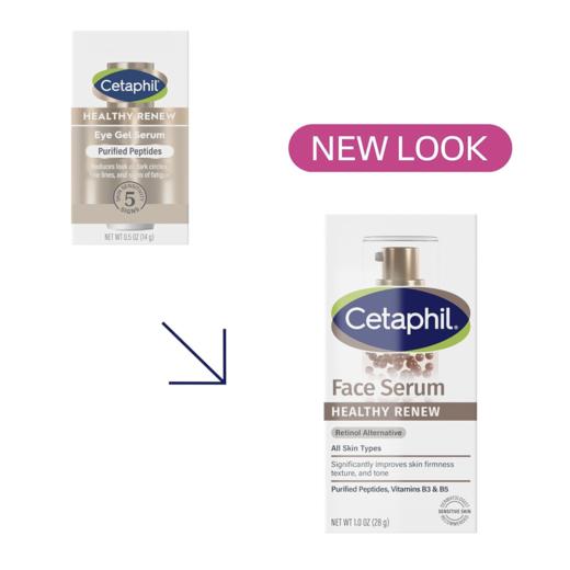 北美卖断货！Cetaphil 丝塔芙 Healthy Renew 抗老焕新面部精华 30ml 温和抗老 Purified Peptides（纯化多肽）日常不刺激 肌肤光滑细腻~ 商品图1