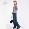 乔万尼时尚简约松弛感直筒通勤百搭显瘦牛仔裤EZ3F180 商品缩略图3