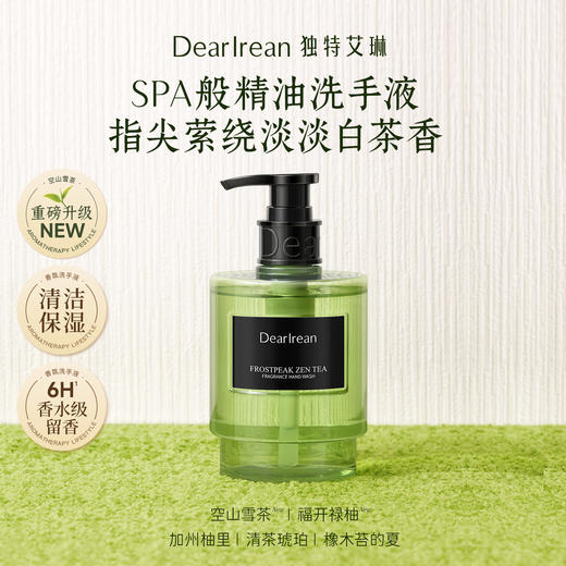 【侯明昊同款丨拍2件减9元】DearIrean 独特艾琳氨基酸香氛洗手液馥郁泡沫洁净不伤手保湿留香高级空山雪茶香氛洗手液290g（官方自营） 商品图2