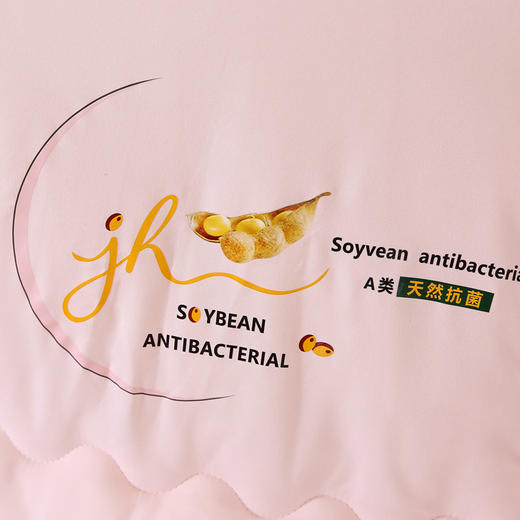 蚕蛹大豆秋冬被【悠梦嘉居蚕蛹大豆秋冬被 含蚕蛹蛋白精华 磨毛压花面料优质中空纤维 蓬松不易打结 双人200*230 2000克YB-1301，粉装】 商品图2