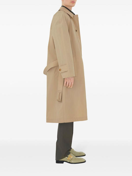 【超惠秒】BURBERRY 博柏利 男士 沙米色原色防风全棉风格长款风衣外套 8087611 商品图2