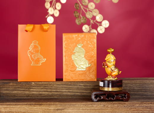 立马赚钱摆件，含七十二灵福金卡，家居车饰 商品图0