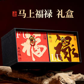 【春季茶礼】茶叶 肉桂 大红袍 武夷岩茶 乌龙茶 茶叶礼盒  福禄 茶饮 五虎 256g