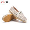 CHCH祈祈春夏新款蕾丝渔夫鞋休闲女鞋一脚蹬CN1B5532大码脚【无运费险】 商品缩略图2