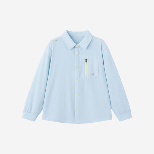 【吸湿速干+凉感防晒】英氏儿童防晒衣男童春夏凉感速干防晒衣女童防晒衬衫皮肤衣户外 商品图4