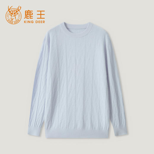 KINGDEER/KD 秋冬新款男式长袖羊绒衫L805687鹿王 商品图3