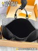 驴家 keepall 50 BANDOULIÈRE旅行袋 黑色压花 M44810（JPH） 商品缩略图1