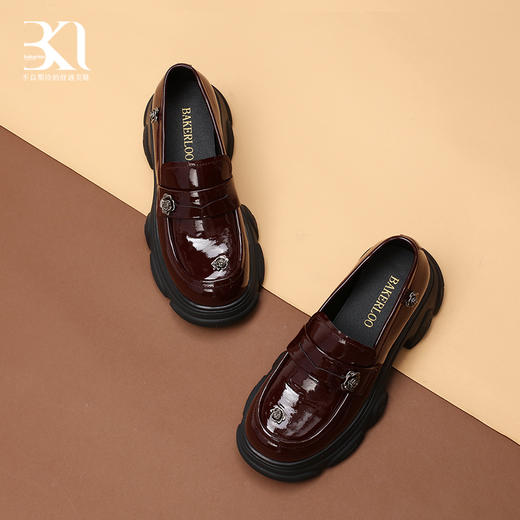 【必入款】Bakerloo舒适厚底乐福女鞋 商品图4