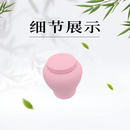低温手作无色土粉色可降解骨灰坛骨灰盒骨灰罐寿盒 商品图4