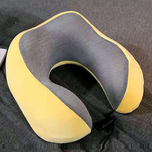 多功能U型枕【悠梦嘉居多功能U型枕，乳胶枕慢回弹记忆棉面料采用天鹅绒和针织棉组合，健康护颈多功能午休，车载，沙发，办公休闲，三色可选】 商品图4