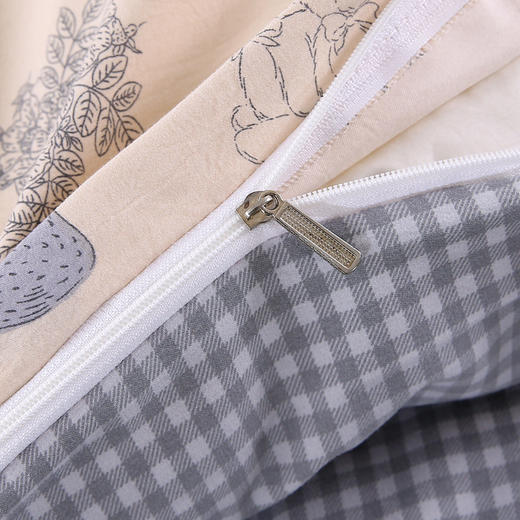 花漾年华抗菌四件套【悠梦嘉居花漾年华抗菌四件套，活性印花套件双人四件套200*230 1.5/1.8床通用时尚活性抗菌】 商品图6