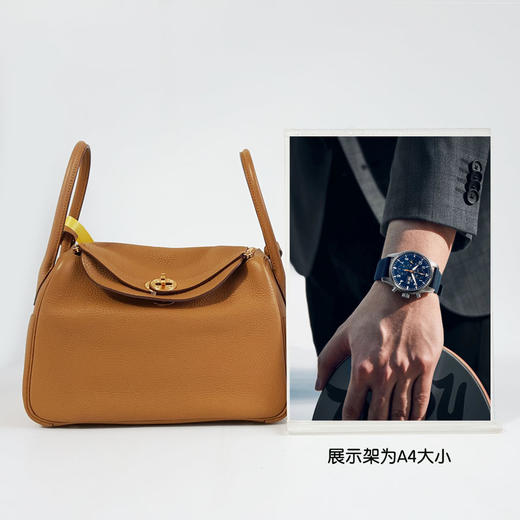 【95新】Hermes爱马仕饼干色金扣Lindy 26手提单肩包女士  240126JJ05 商品图10