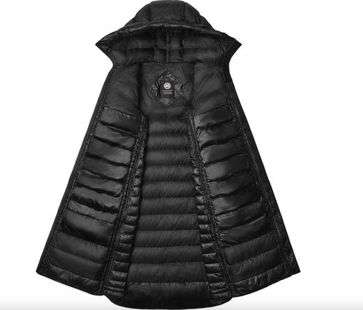 【超惠秒】Canada Goose 加拿大鹅 Roxboro 女士黑标 防风防水防撕裂 90%白鸭绒长款无袖羽绒马甲 2255WB-61 商品图1