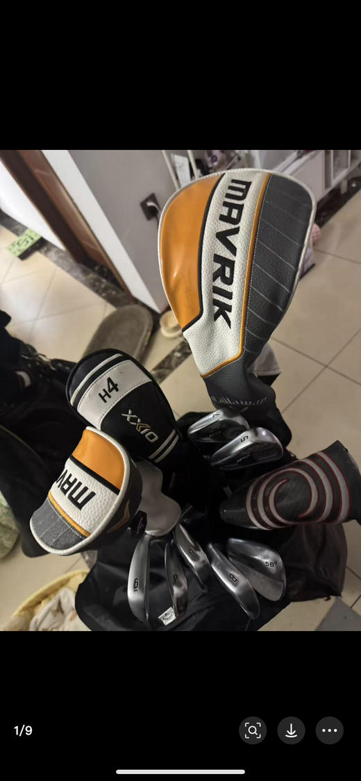 卡拉威左手套杆（左撇子用的）配两只XXIO小鸡腿 商品图0