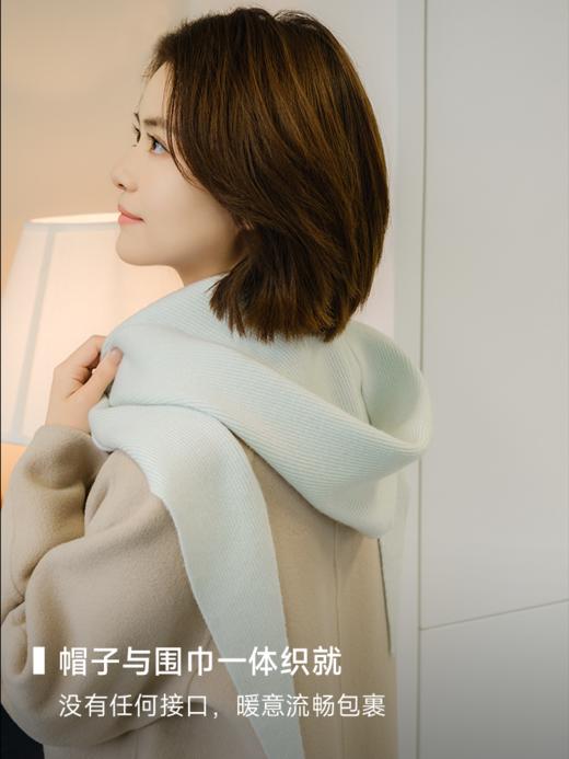 冬日氛围神器 超细美丽诺羊毛连帽围巾ACG1SAF091、ACG1SAF068 商品图2