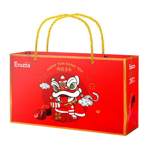 「送礼佳选！巧克力礼盒」伊诺滋松露巧克力盒装礼袋装 年货伴手礼精致礼袋黑巧克力过年送礼零食 商品图4