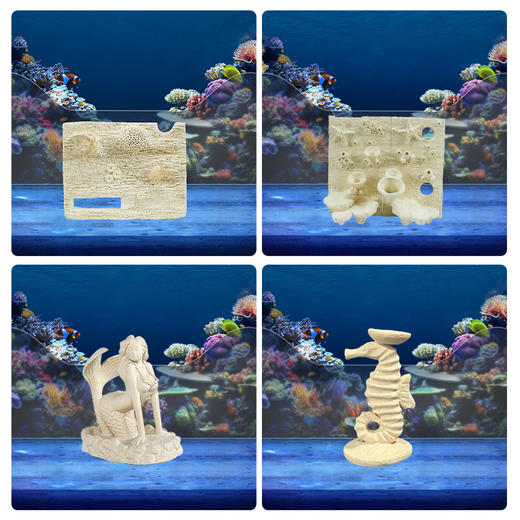 海马珊瑚支架海缸鱼缸水族养鱼摆件树景珊瑚石景观岩石装饰定制 商品图0