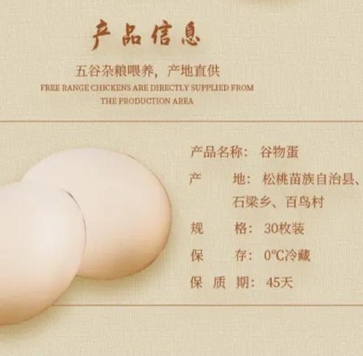 【苗食山珍·松桃谷物蛋】30枚/盒 梵净山谷物蛋 健康又美味  商品图4