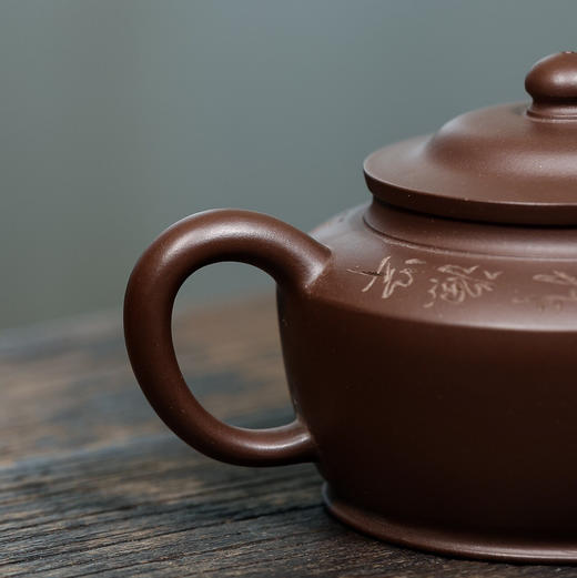 【青山特惠】精品全手工 紫泥 渔翁紫砂壶 250cc.李江 商品图6