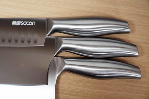 SACON帅康400系列30cm淬火全刃锋利不锈钢厨房多功能刀具 商品图0