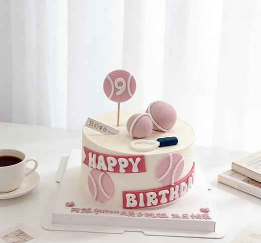 多款式~网球女王/王子翻糖卡通蛋糕-低糖处理无添加 商品图1