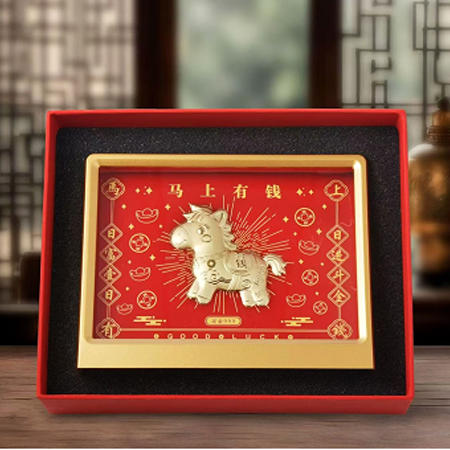 【马上有钱摆件 （萌马款）】创意生肖摆件，造型独特，寓意超赞！ 商品图0