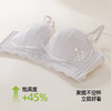 熳洁儿 小胸聚拢抹胸防走光交叉美背半杯蕾丝中厚杯可拆肩带26261513 商品缩略图5