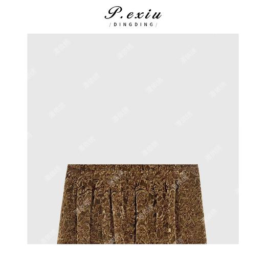 法式复古立体蕾丝加绒半身裙 Q9068 商品图2