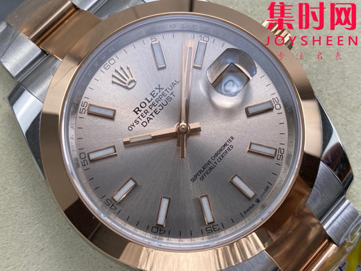 ARF劳力士日志型41mm 间玫金光圈 丹东3235机 板带 三珠链 904L钢 男士腕表 商品图1