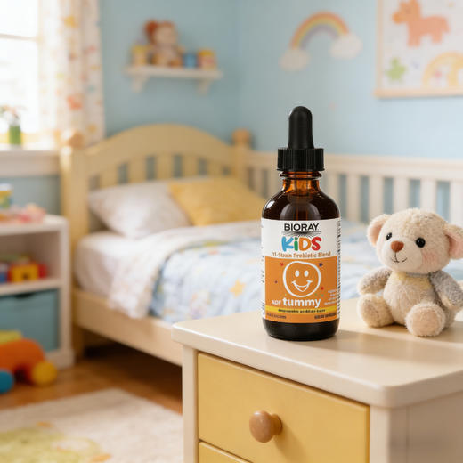Bioray NDF Tummy儿童消化道结肠益生菌液草本滴剂 60ML 商品图3
