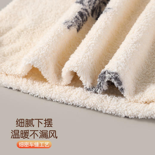 【L-3XL】【猫人】男士冬款半边绒家居服套装 商品图9