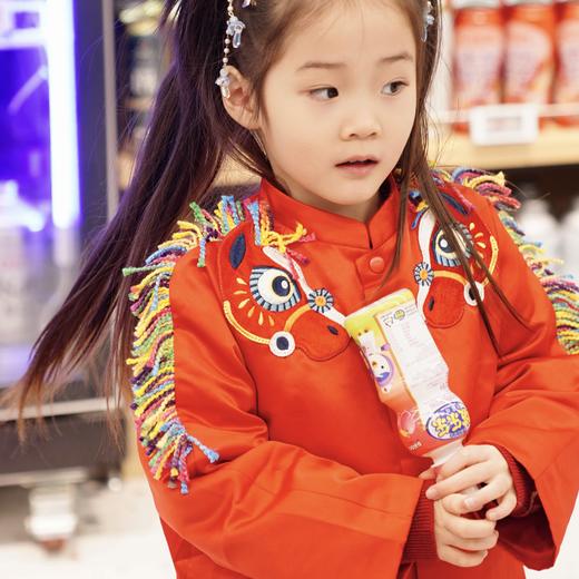 春节不打烊-新春拜年服-童装儿童加绒唐装外套男童女童秋冬新款新中式好彩头加绒唐装NY954045年衣 商品图2
