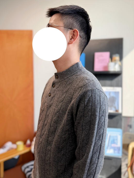 英伦绅士风！30% 羊绒 + 70% 羊毛混纺针织毛衣 气质男士bi备 商品图3