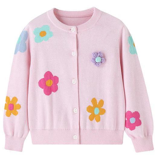 【实体店同款】女童针织开衫春季新款安奈儿童装XG614033 商品图6