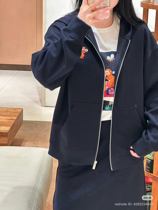 126-3排他性独家圆正 小禾 马上封侯 羊毛复合针织布 高密薄绒 开衫外套/直筒裤/半身裙 商品图9