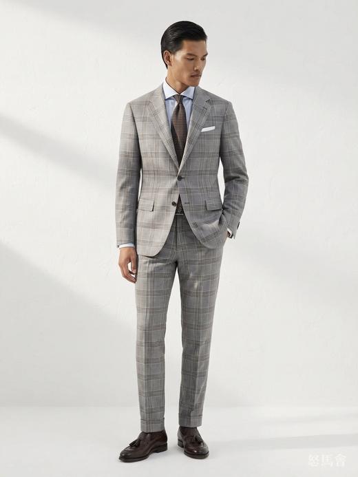 「45款可选」Scabal Londoner 伦敦人 Super 140's 澳洲美丽诺羊毛全麻衬西装套装 商品图4