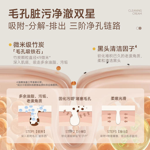 柏肤源 白茶植萃净颜毛孔清洁霜 商品图2