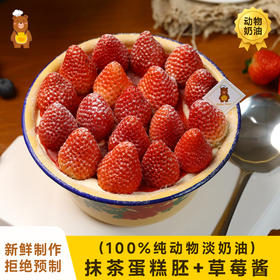 爆款搪瓷草莓盆蛋糕