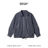 266068SDSA男士春夏新款痞帅男装复古老钱风格纹拉链翻领夹克外套百搭 商品缩略图1