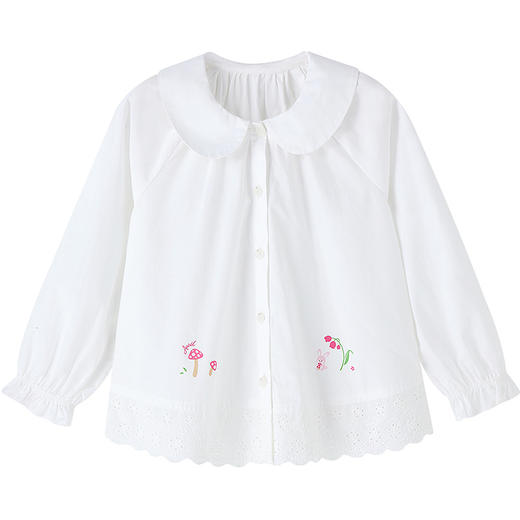 【实体店同款】女童翻领长袖上衣春季新款安奈儿童装XG611050 商品图5