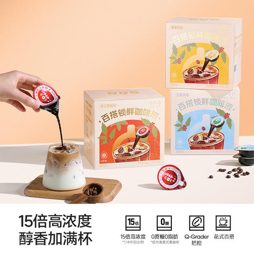 【26年6-7月到期】隅田川浓缩咖啡液精粹美式冷萃速溶黑咖啡18ml香草生椰即溶50杯囤货装 商品图0